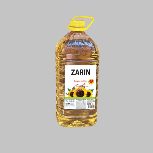 Zarin Sunflower Oil - 5 Ltr
